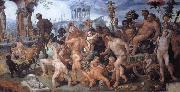 Maerten van heemskerck Triumph of Bacchus oil on canvas